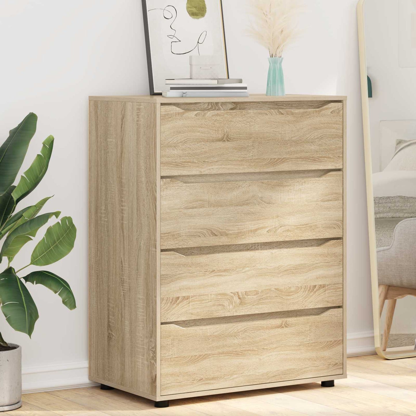 Stauraumschränke Sonoma-Eiche 80 x 48 x 105 cm Holzwerkstoff