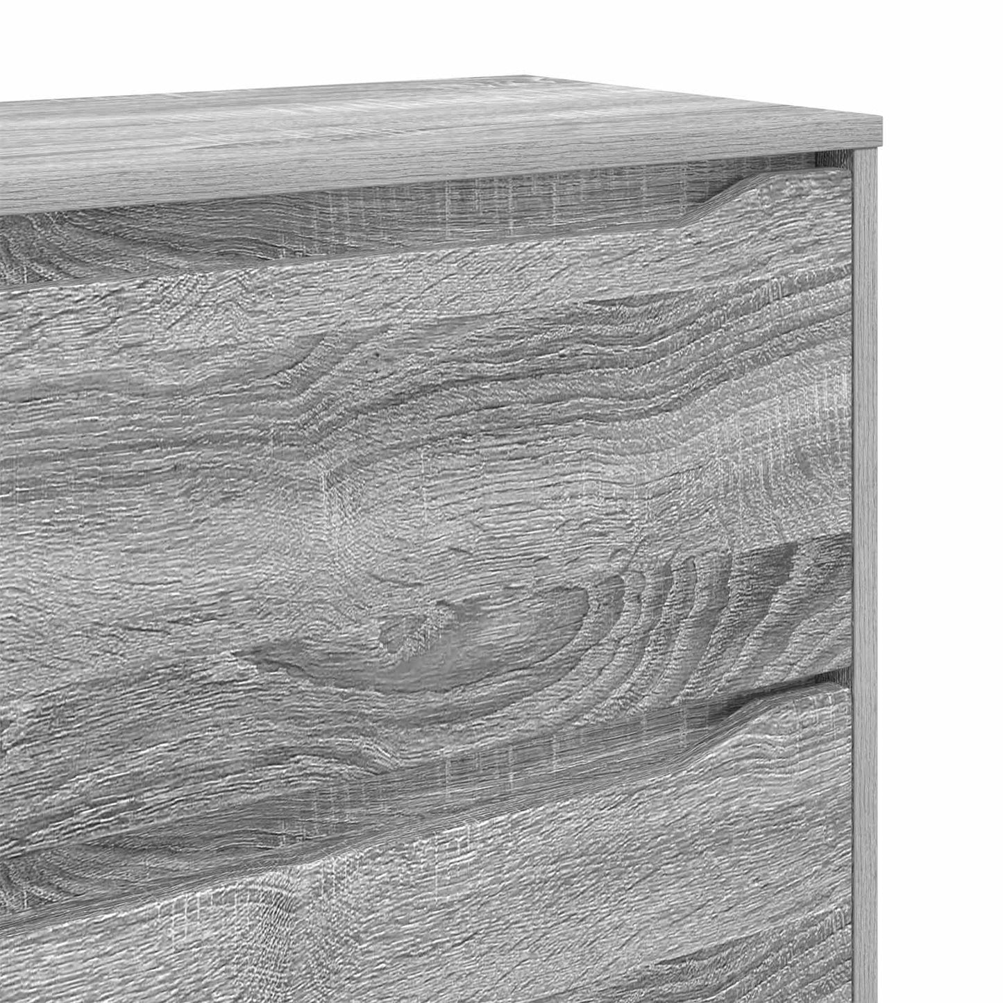 Stauraumschränke 80 x 48 x 105 cm Holzwerkstoff Graues Sonoma