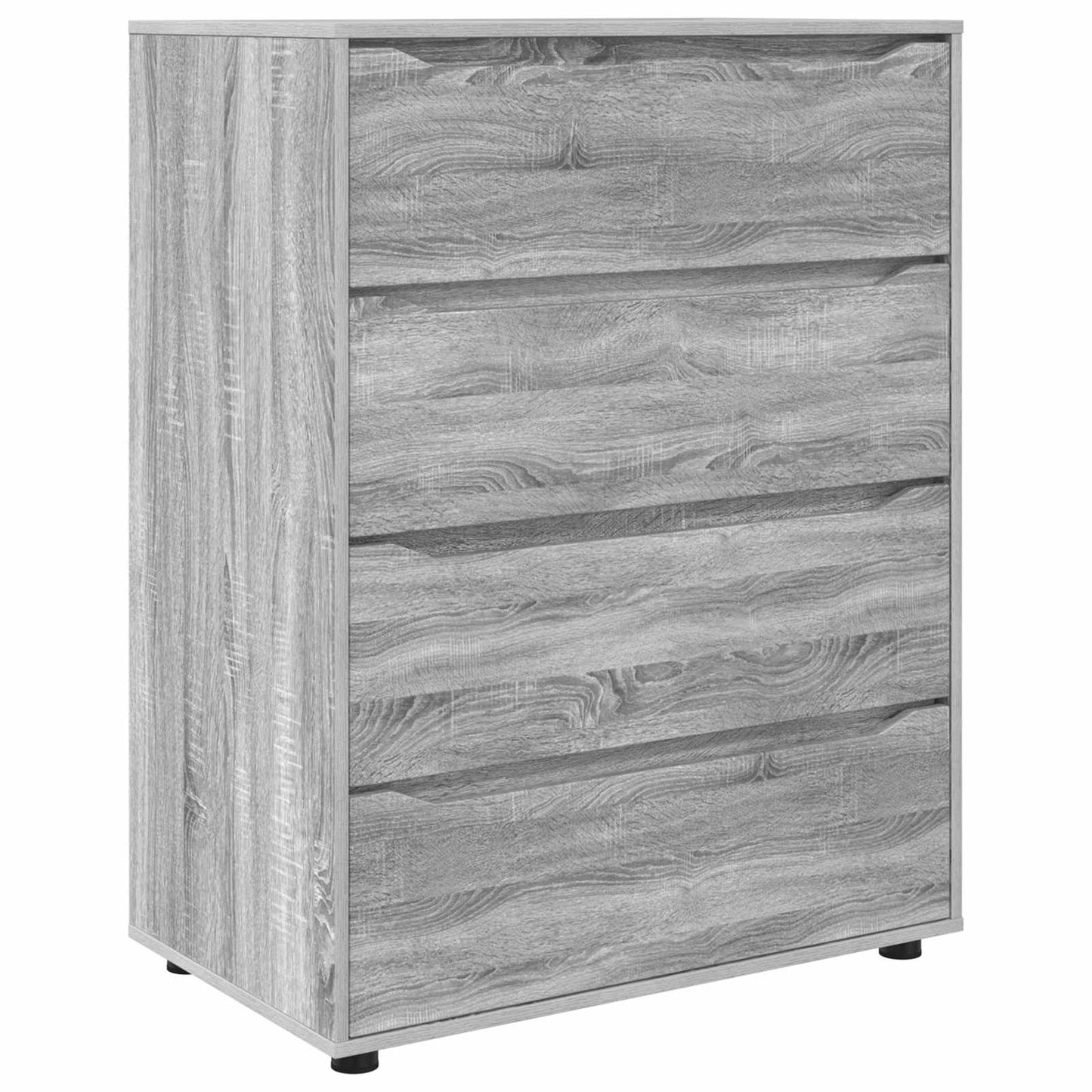Stauraumschränke 80 x 48 x 105 cm Holzwerkstoff Graues Sonoma