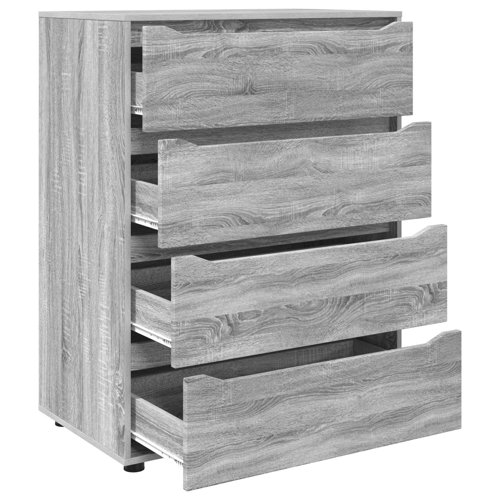Stauraumschränke 80 x 48 x 105 cm Holzwerkstoff Graues Sonoma