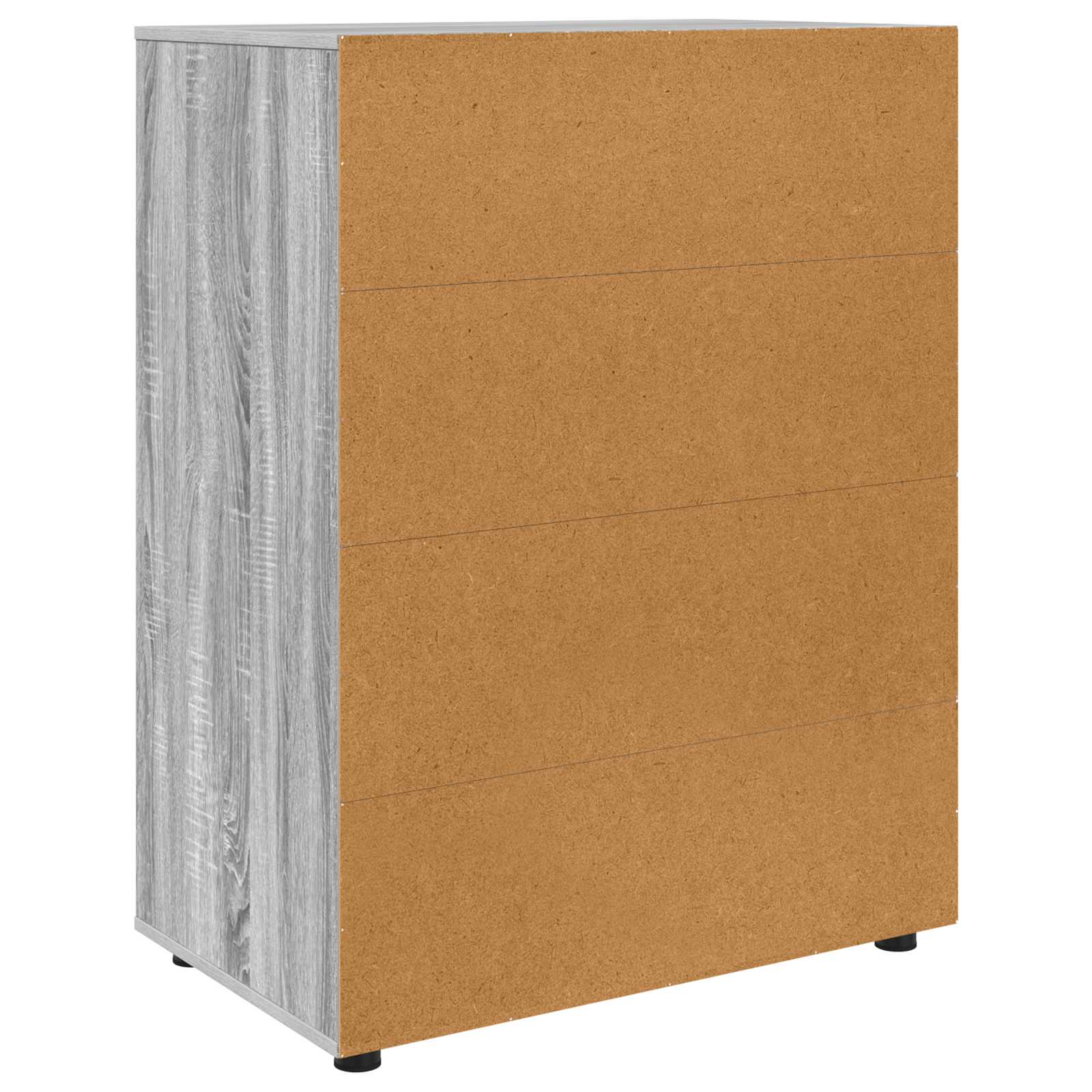 Stauraumschränke 80 x 48 x 105 cm Holzwerkstoff Graues Sonoma