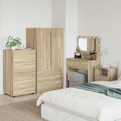 Stauraumschränke 60 x 48 x 105 cm Holzwerkstoff Sonoma-Eiche