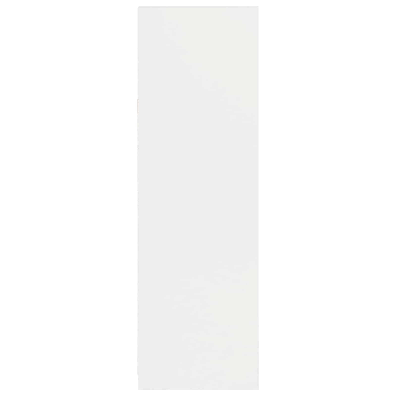 Kleiderschrank mit Tür Weiß 79,5 x 49 x 156 cm Holzwerkstoff