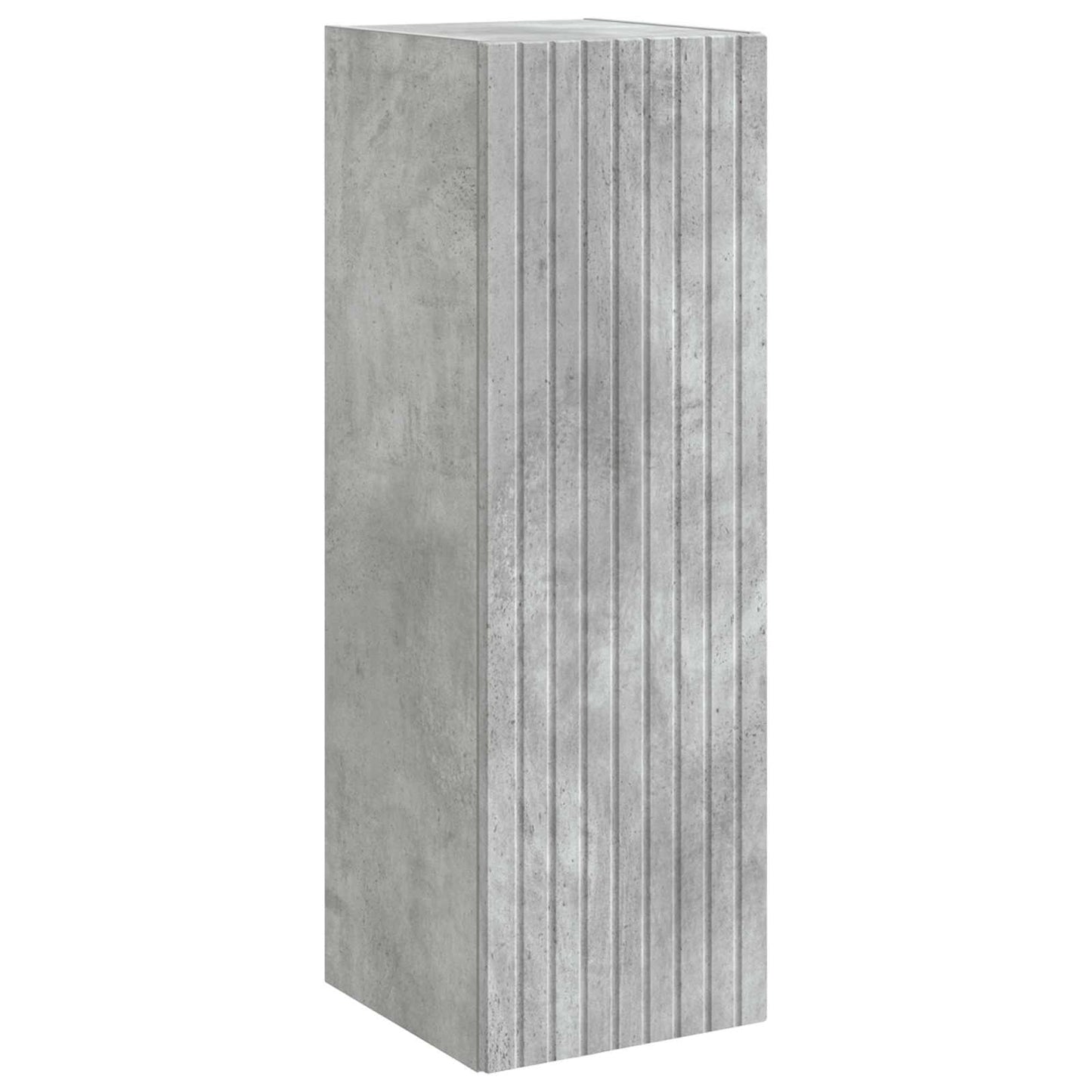Badezimmerschrank-Set 5 stk. Betongrau Holzwerkstoff