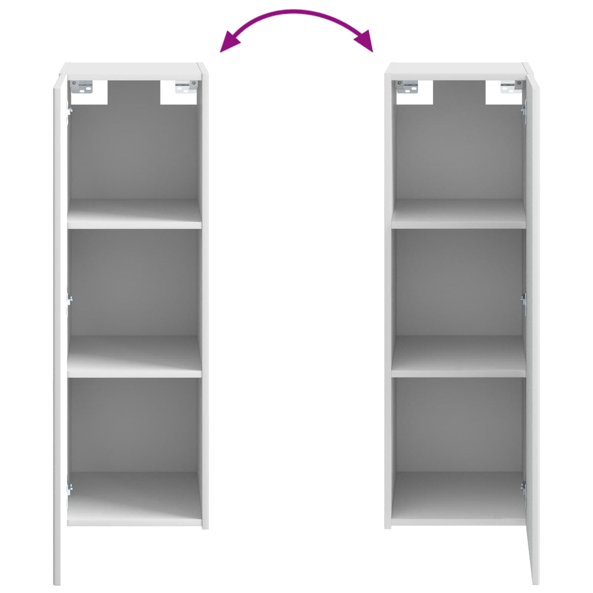 Badezimmermöbel-Set 4 stk. Weiß Ingenieurholz und Glas