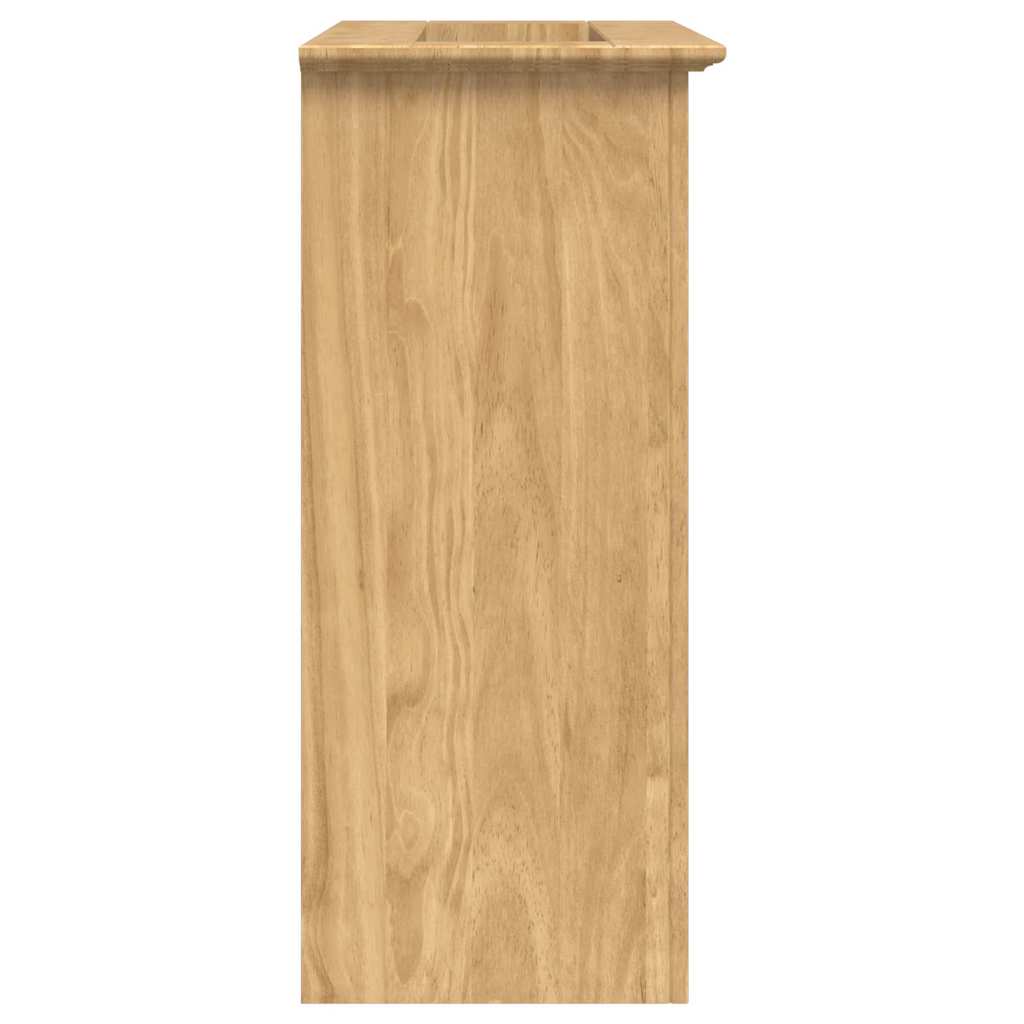 Badezimmerschrank BODO Honigbraun 70 x 35 x 80 cm Holzwerkstoff
