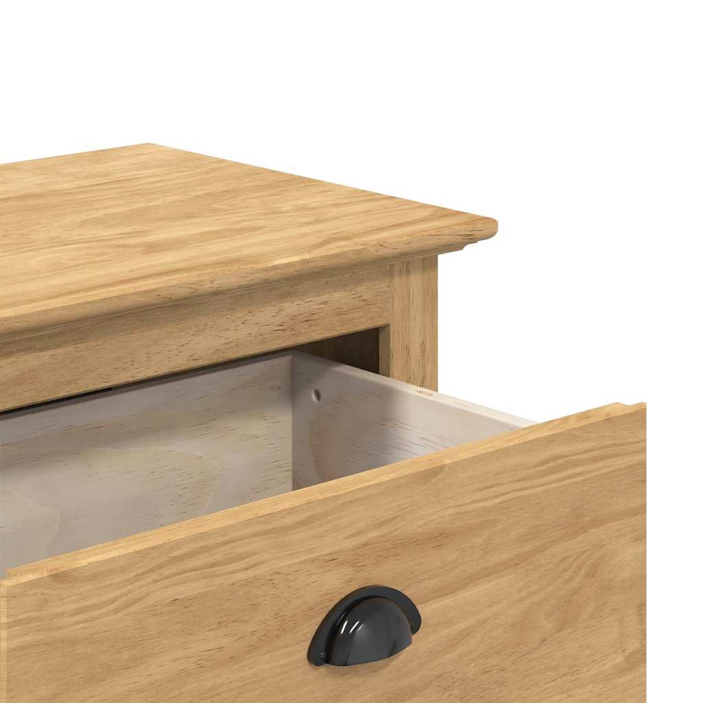 Flurbank BODO Honigbraun 118 x 40 x 50 cm Holzwerkstoff