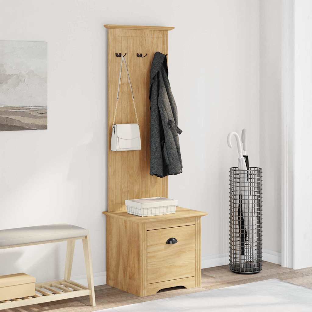 Flurschrank BODO Honigbraun 50 x 40 x 156,7 cm