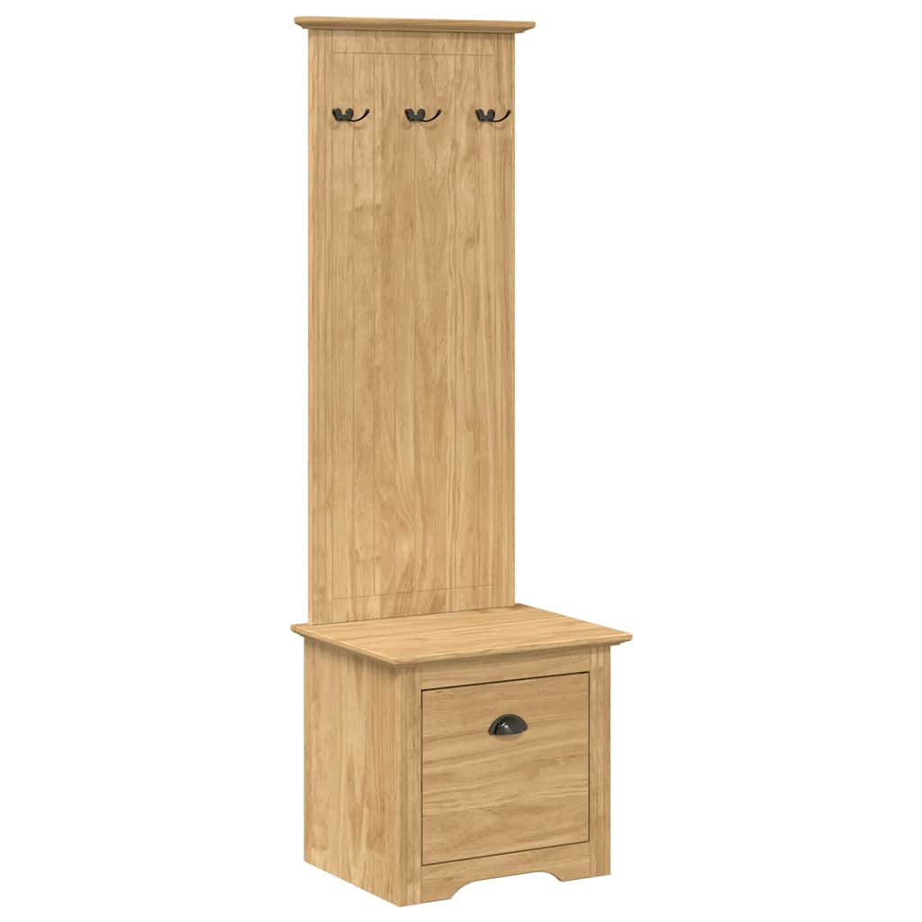 Flurschrank BODO Honigbraun 50 x 40 x 156,7 cm