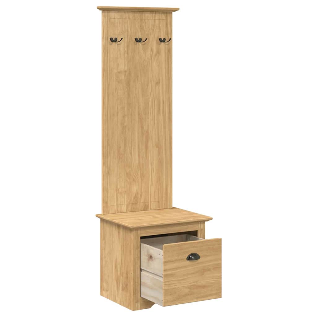 Flurschrank BODO Honigbraun 50 x 40 x 156,7 cm