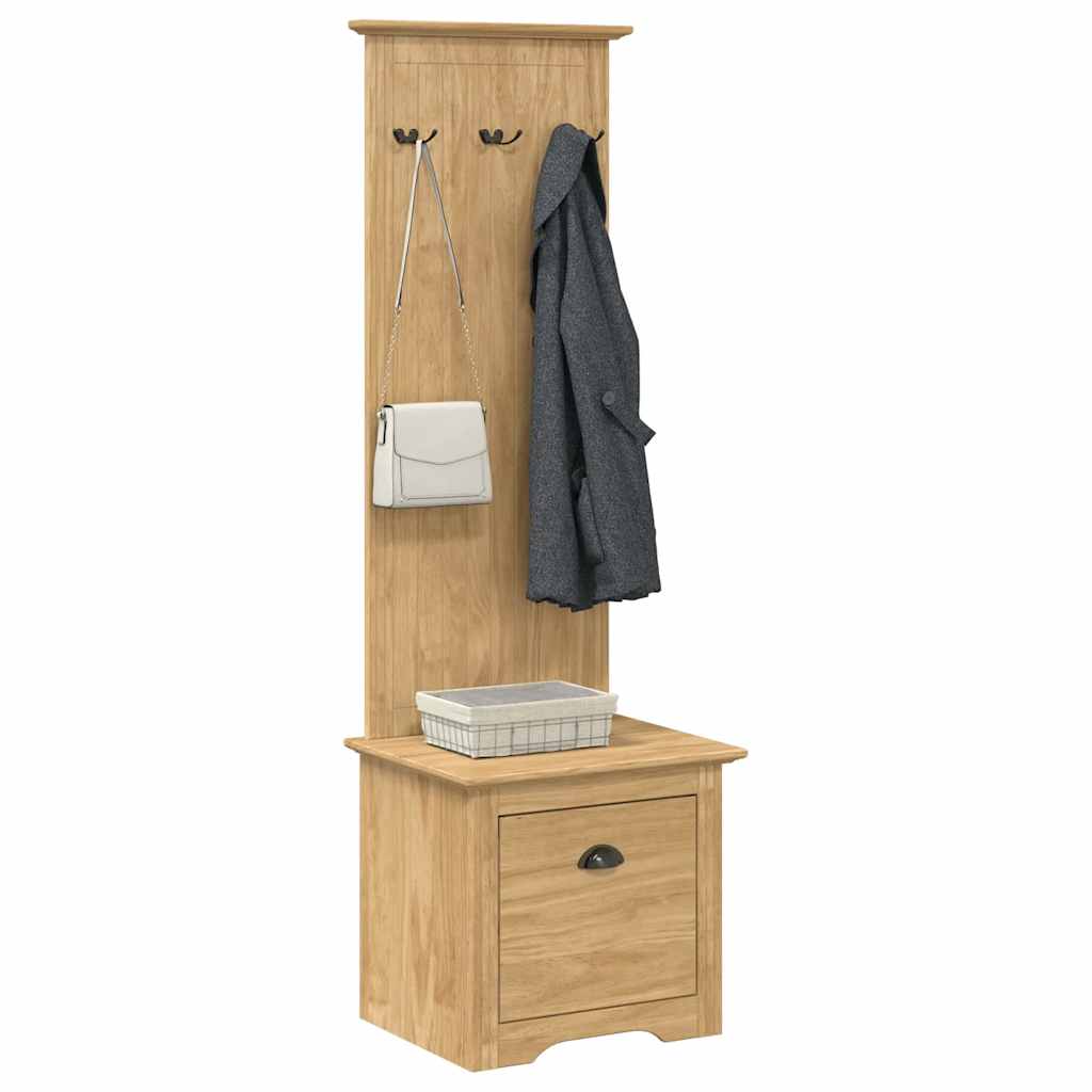 Flurschrank BODO Honigbraun 50 x 40 x 156,7 cm