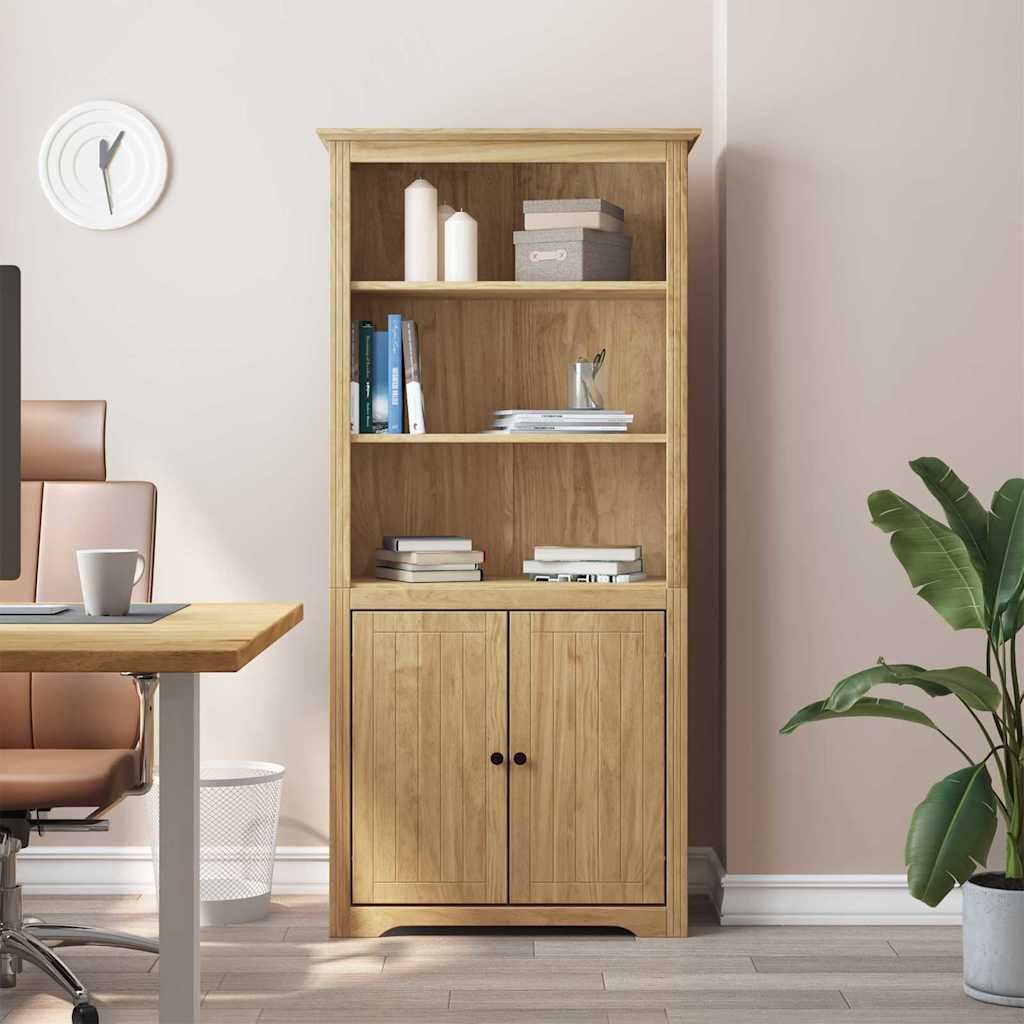 Bücherregal BODO 3 Ebenen 82 x 40 x 173 cm Holzwerkstoff