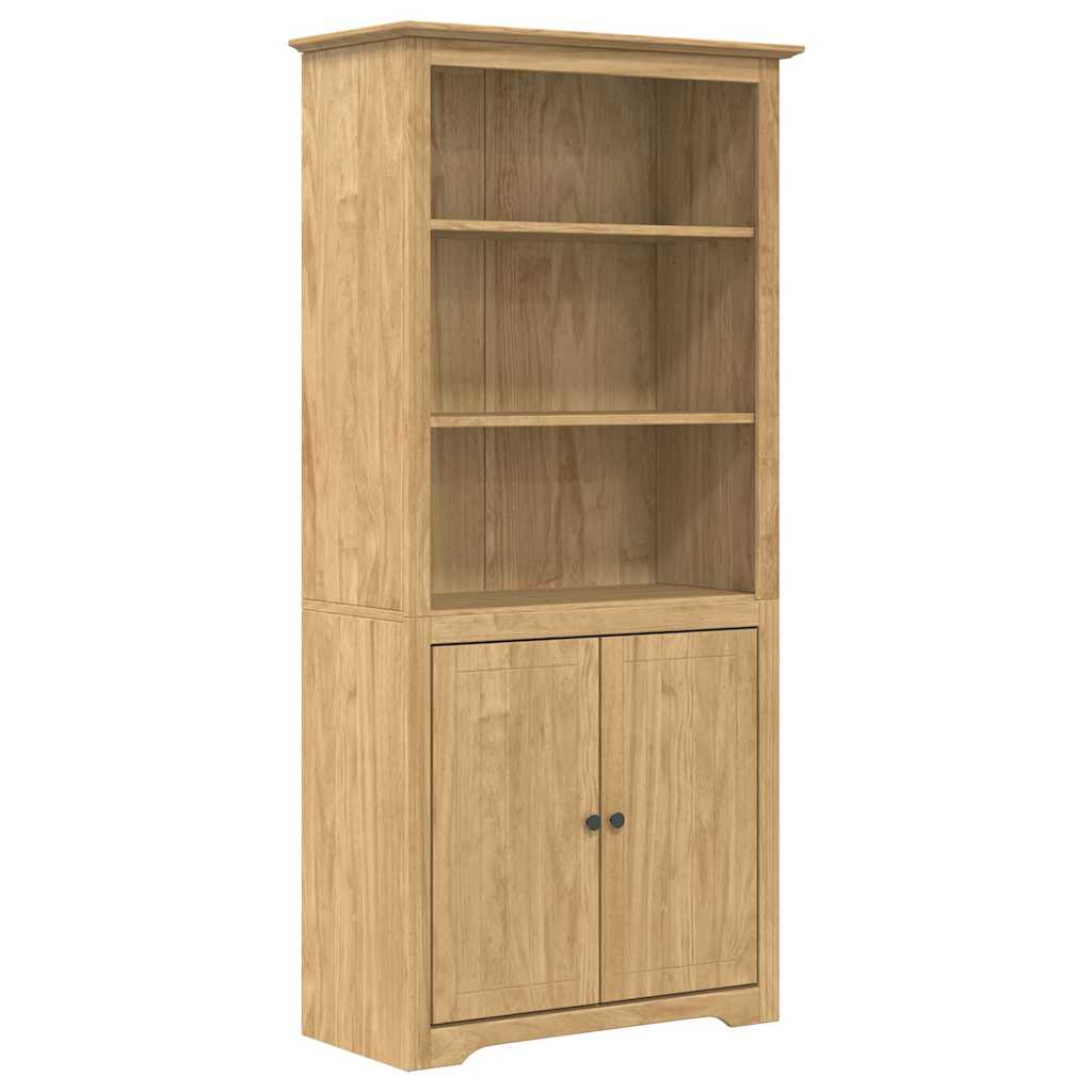 Bücherregal BODO 3 Ebenen 82 x 40 x 173 cm Holzwerkstoff