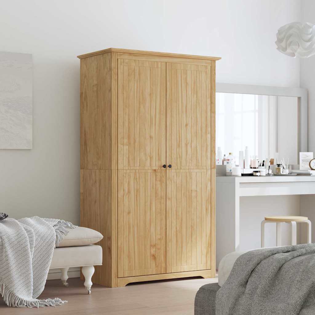 Kleiderschrank BODO Honigbraun 53,5 x 99 x 173 cm Holzwerkstoff