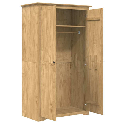 Kleiderschrank BODO Honigbraun 99 x 53,5 x 173 cm