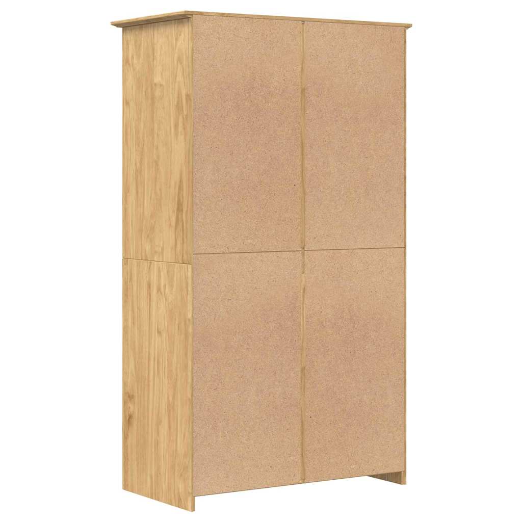 Kleiderschrank BODO Honigbraun 99 x 53,5 x 173 cm