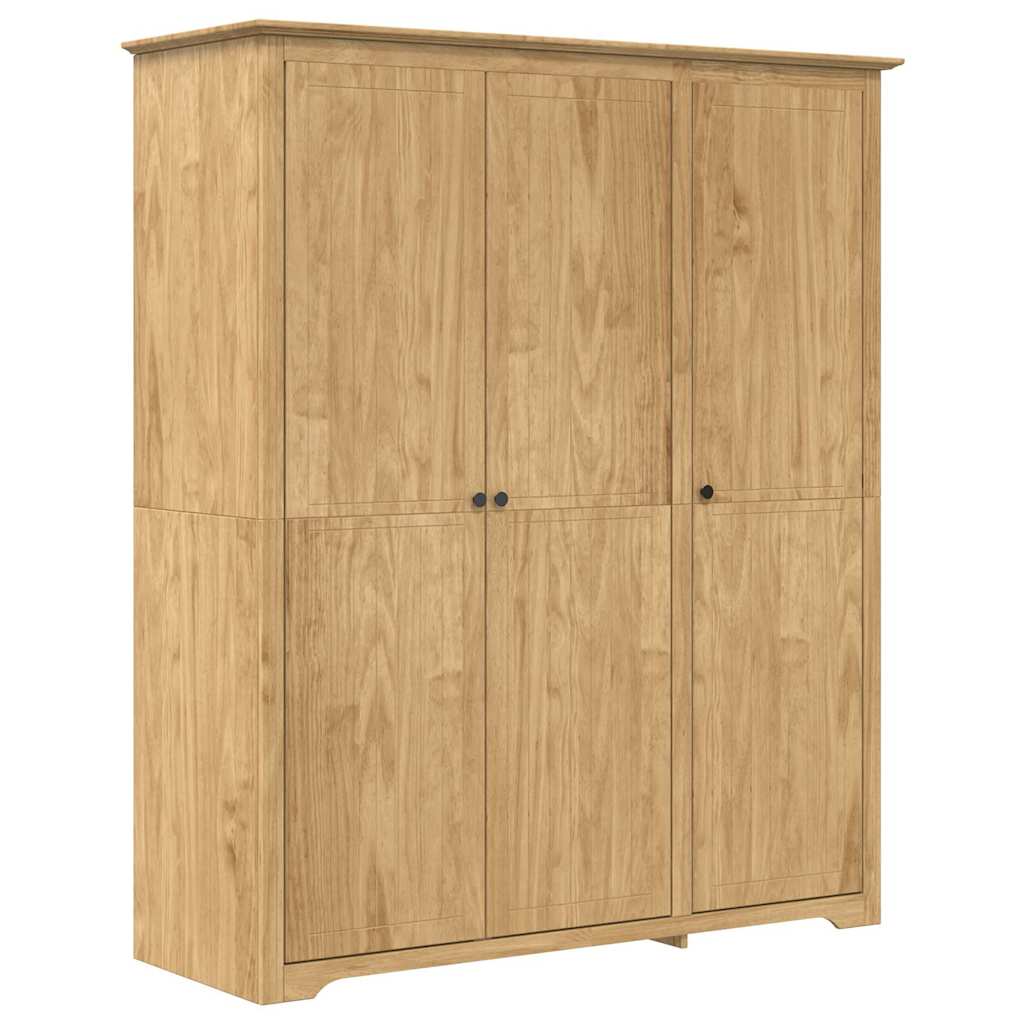 Kleiderschrank BODO Honigbraun 146 x 53,5 x 173 cm