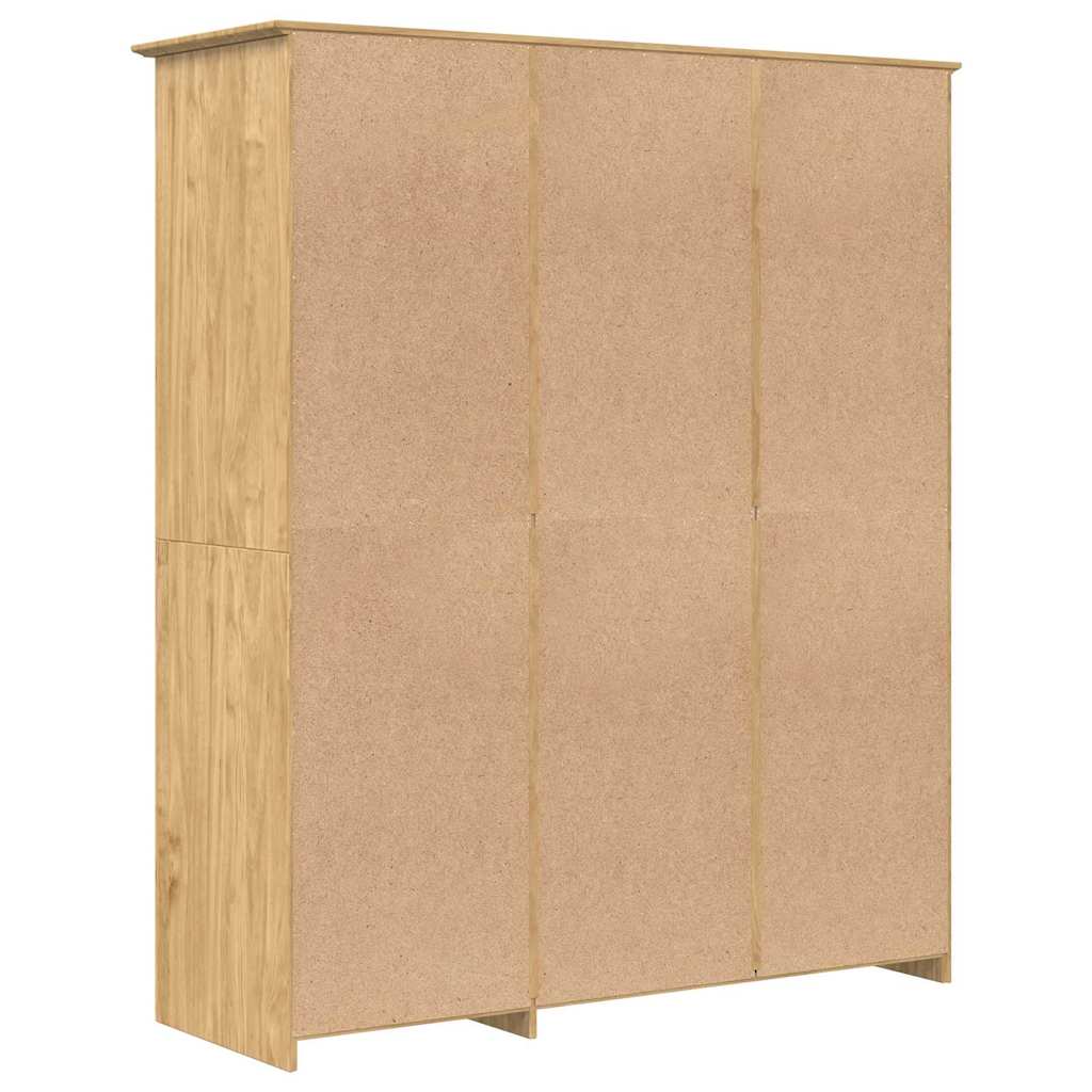 Kleiderschrank BODO Honigbraun 146 x 53,5 x 173 cm