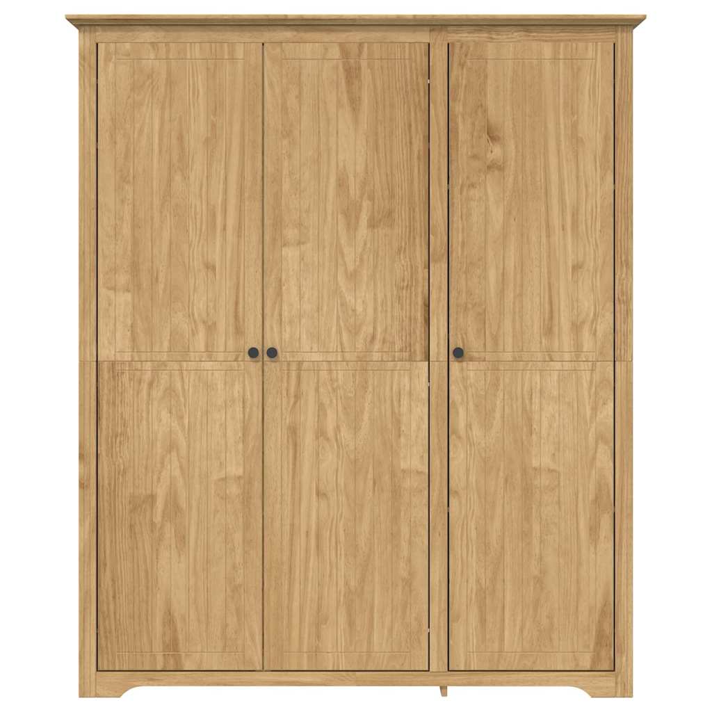 Kleiderschrank BODO Honigbraun 146 x 53,5 x 173 cm