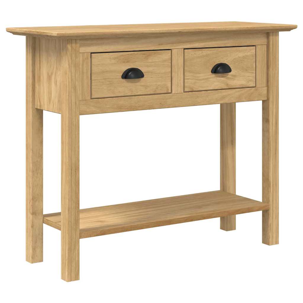 Konsolentisch BODO Honigbraun 91 x 34,7 x 74 cm Holzwerkstoff