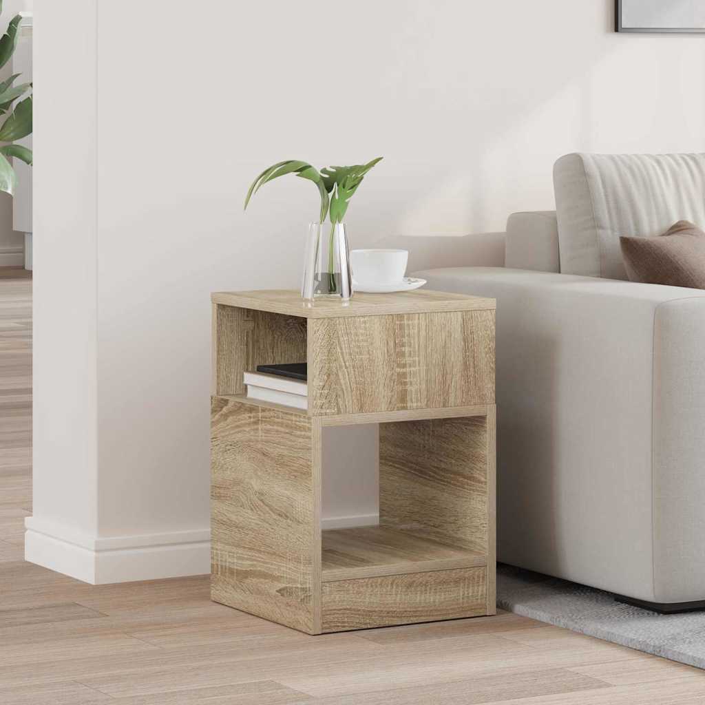 Beistelltisch Sonoma-Eiche 30,5 x 30 x 45 cm Holzwerkstoff