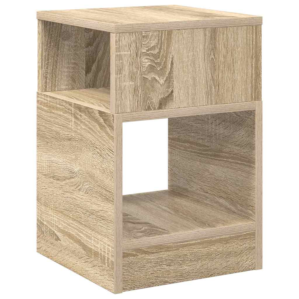 Beistelltisch 2 stk. Sonoma-Eiche 30,5 x 30 x 45 cm