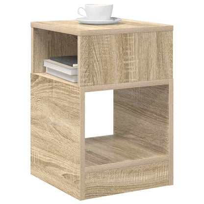 Beistelltisch 2 stk. Sonoma-Eiche 30,5 x 30 x 45 cm