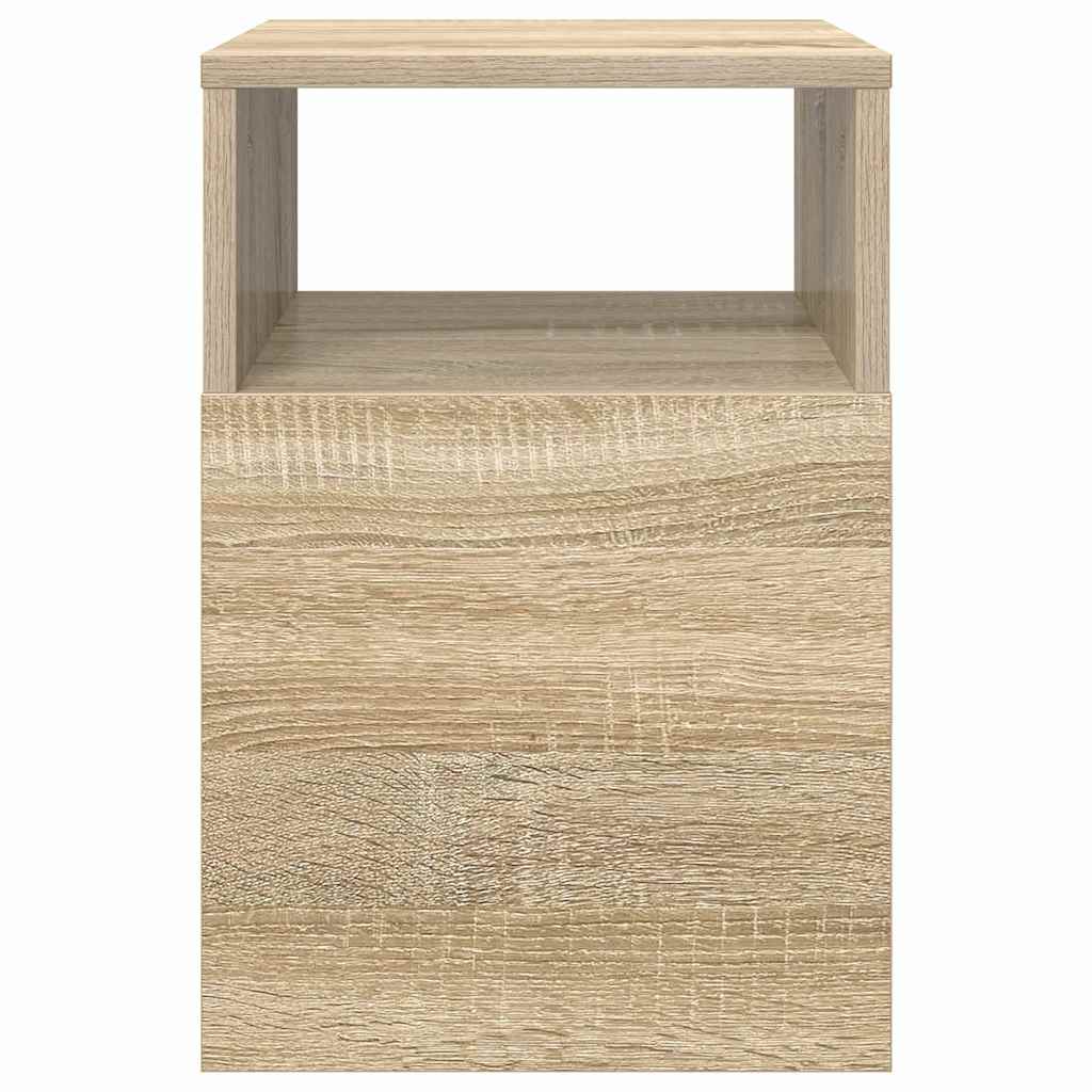 Beistelltisch 2 stk. Sonoma-Eiche 30,5 x 30 x 45 cm