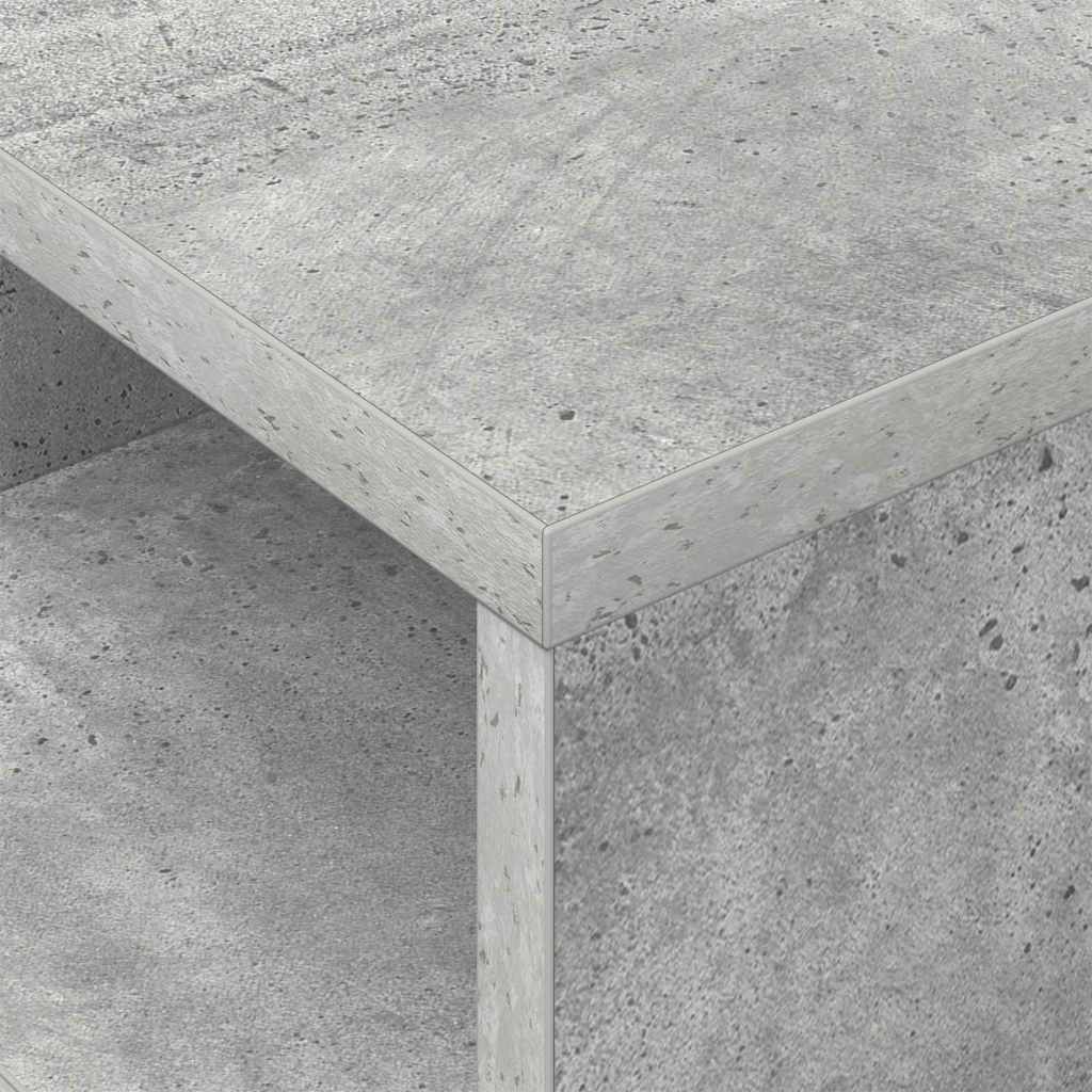 Beistelltisch Beton Grau 30,5 x 30 x 45 cm Holzwerkstoff