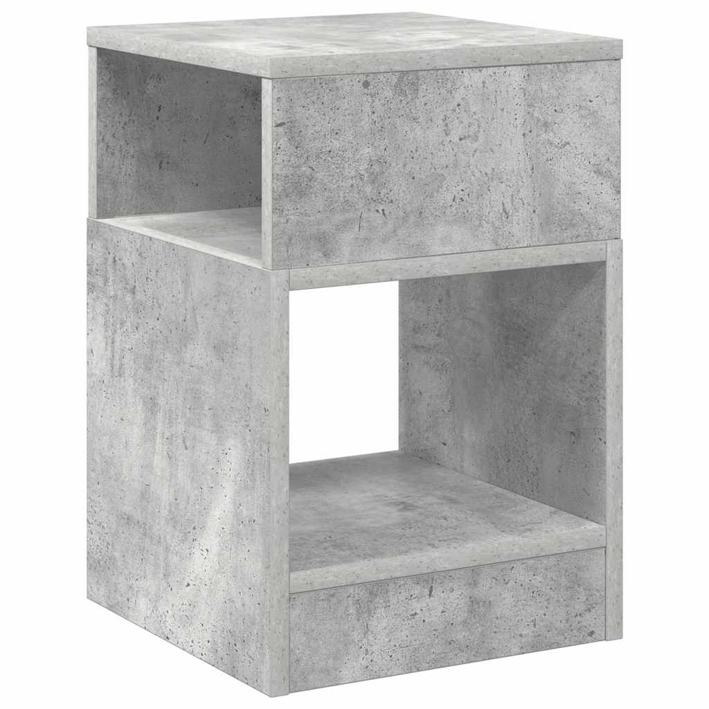 Beistelltisch Beton Grau 30,5 x 30 x 45 cm Holzwerkstoff
