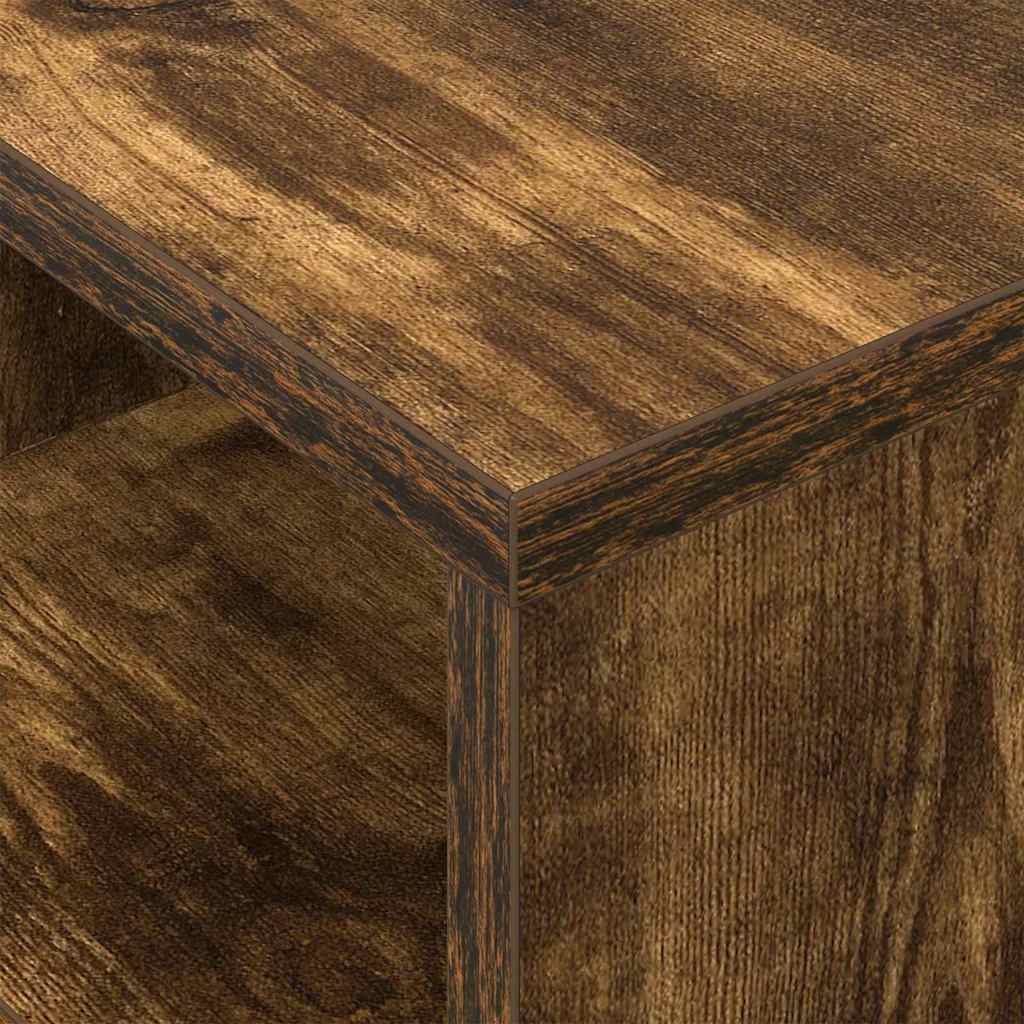 Beistelltisch Geräucherte Eiche 30,5 x 30 x 45 cm Holzwerkstoff