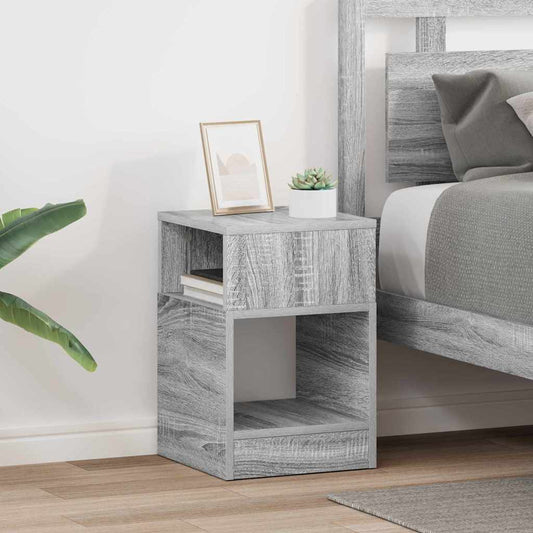 Beistelltisch 2 stk. Graues Sonoma 30,5 x 30 x 45 cm