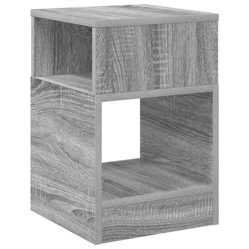 Beistelltisch 2 stk. Graues Sonoma 30,5 x 30 x 45 cm