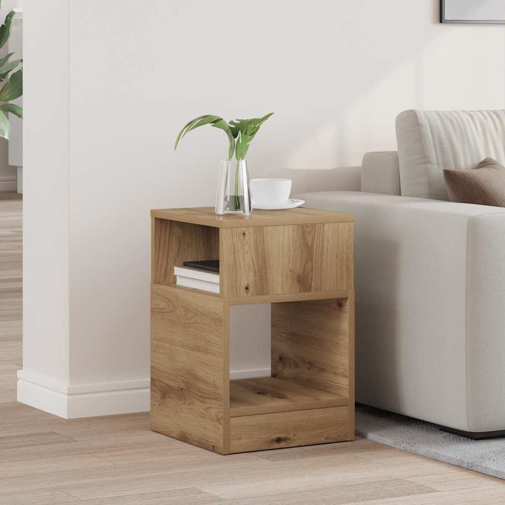 Beistelltisch Artisan-Eiche 30,5 x 30 x 45 cm Holzwerkstoff