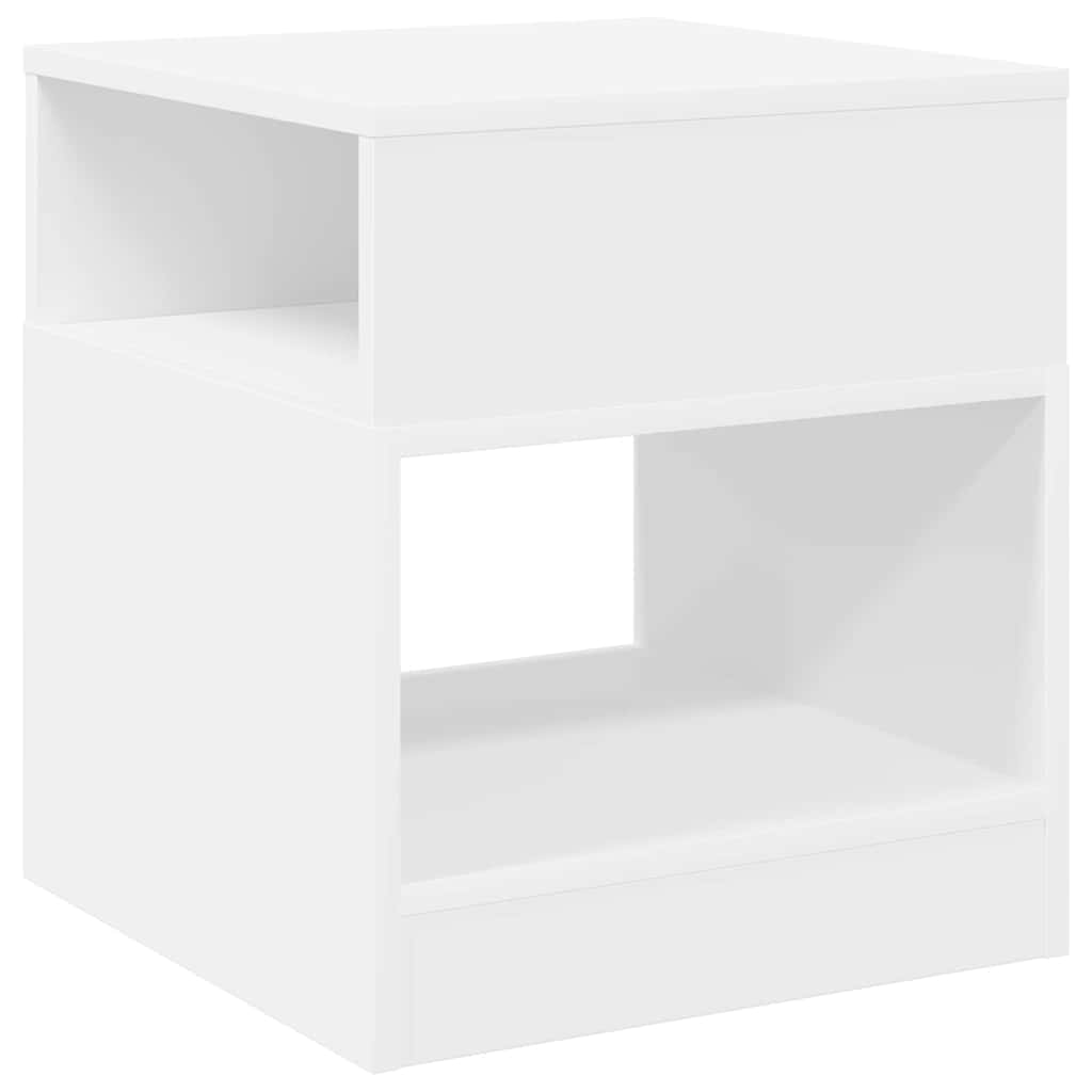 Beistelltisch 2 stk. Weiß 40,5 x 40 x 45 cm Holzwerkstoff