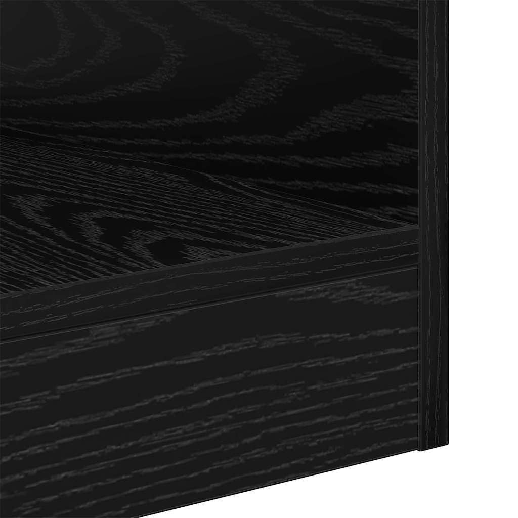 Beistelltisch Schwarz Eichen-Optik 40,5 x 40 x 45 cm