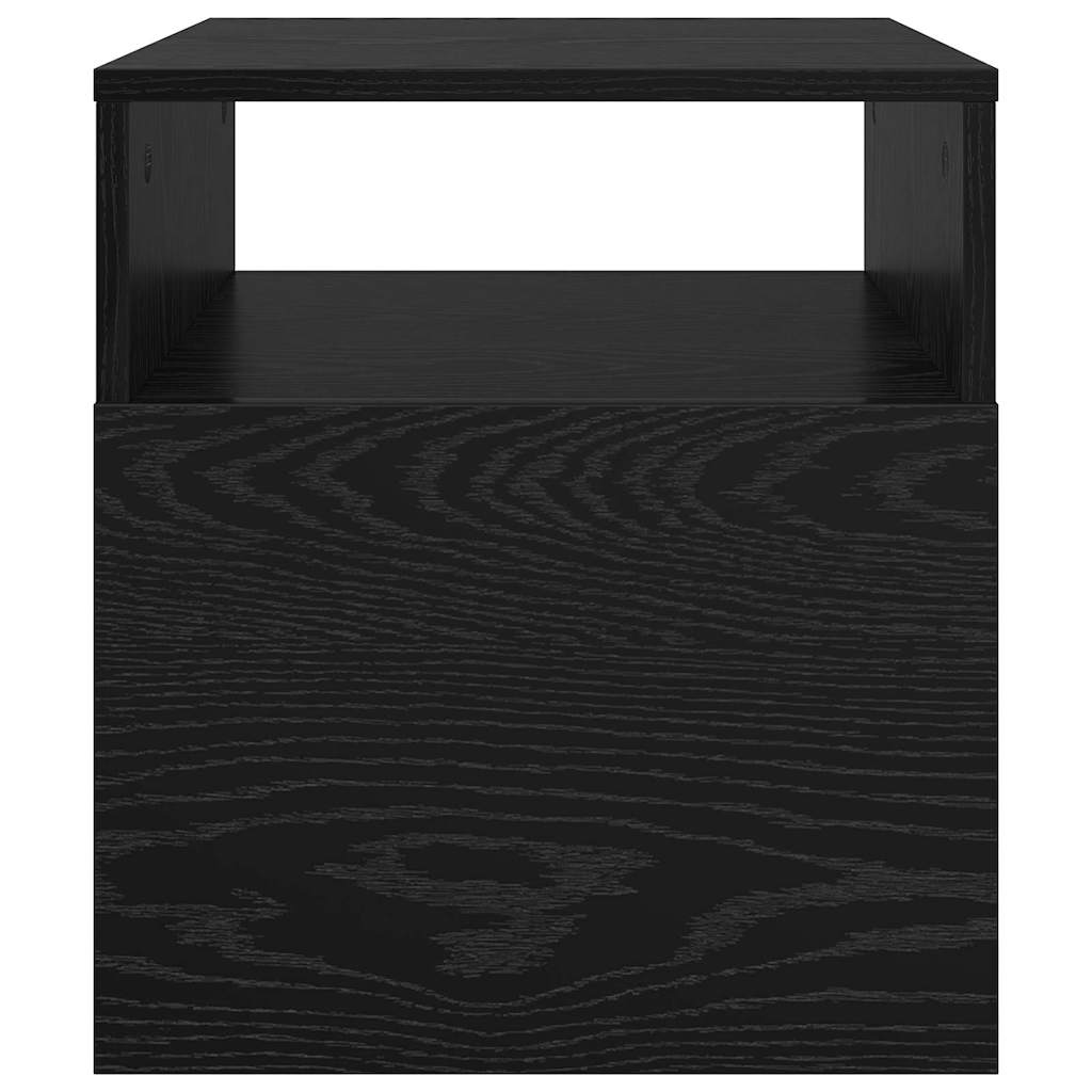 Beistelltisch Schwarz Eichen-Optik 40,5 x 40 x 45 cm