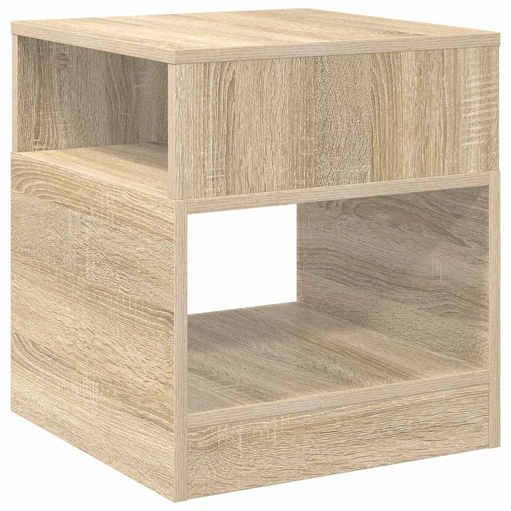 Beistelltisch 2 stk. Sonoma-Eiche 40,5 x 40 x 45 cm