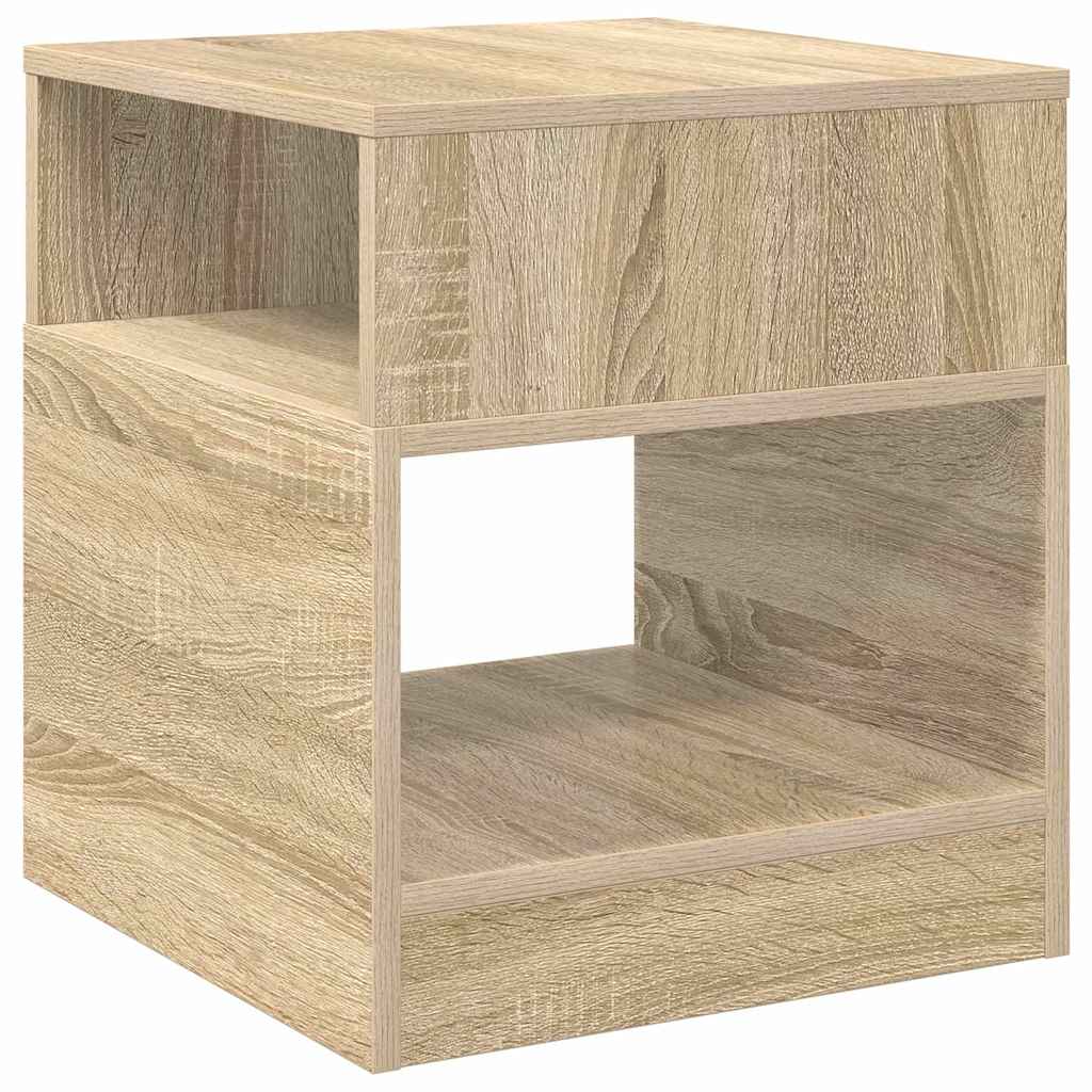 Beistelltisch 2 stk. Sonoma-Eiche 40,5 x 40 x 45 cm