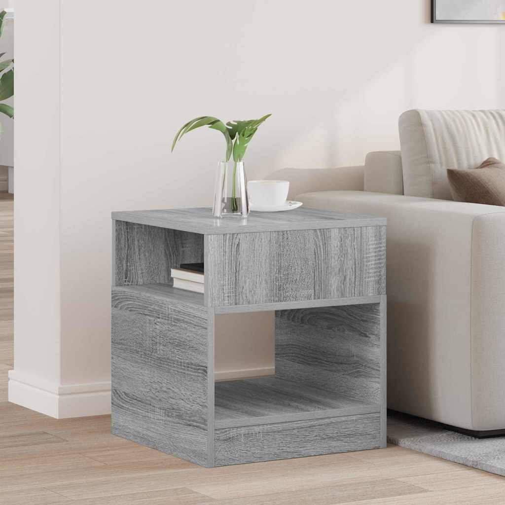 Beistelltisch Graues Sonoma 40,5 x 40 x 45 cm Holzwerkstoff