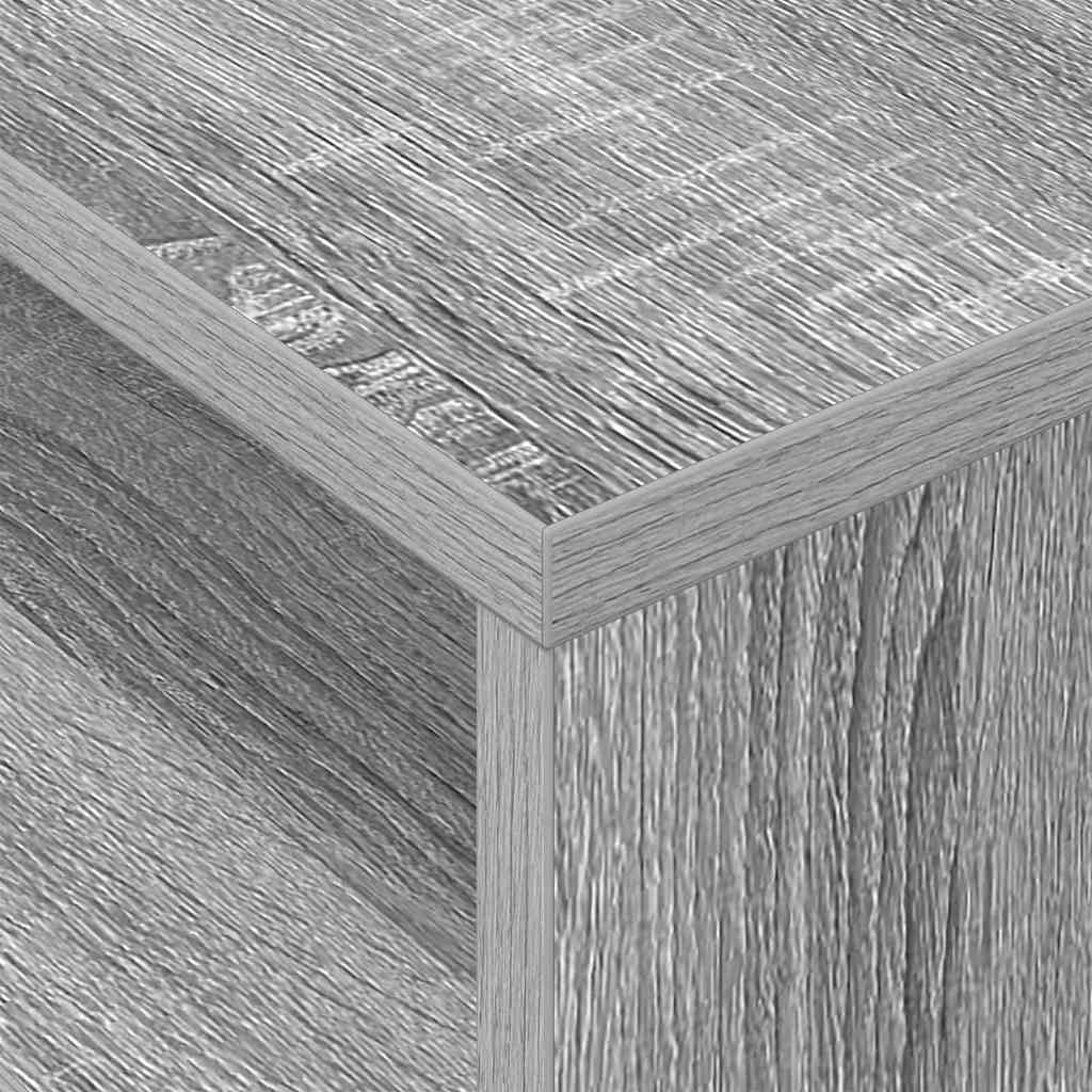 Beistelltisch 2 stk. Graues Sonoma 40,5 x 40 x 45 cm