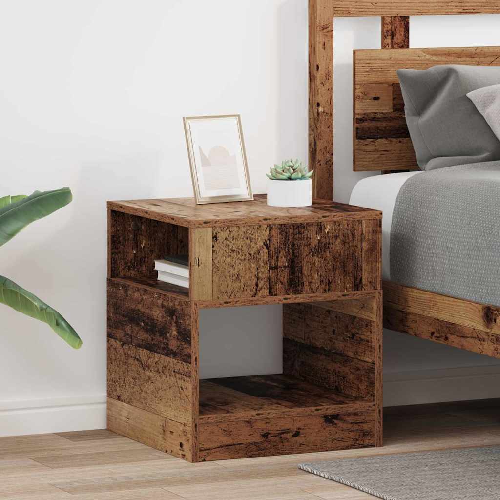 Beistelltisch 2 stk. Altholz 40,5 x 40 x 45 cm Holzwerkstoff