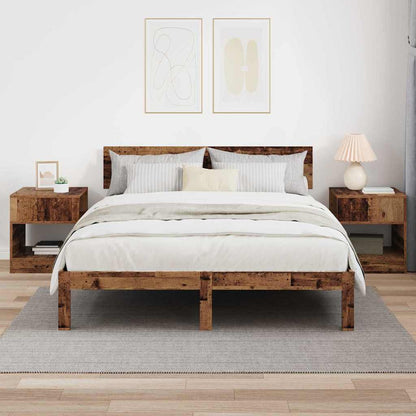 Beistelltisch 2 stk. Altholz 40,5 x 40 x 45 cm Holzwerkstoff