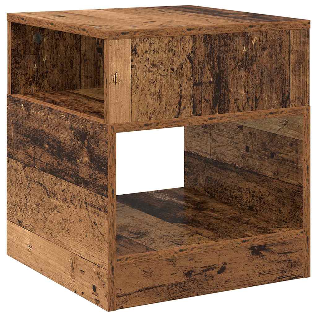 Beistelltisch 2 stk. Altholz 40,5 x 40 x 45 cm Holzwerkstoff