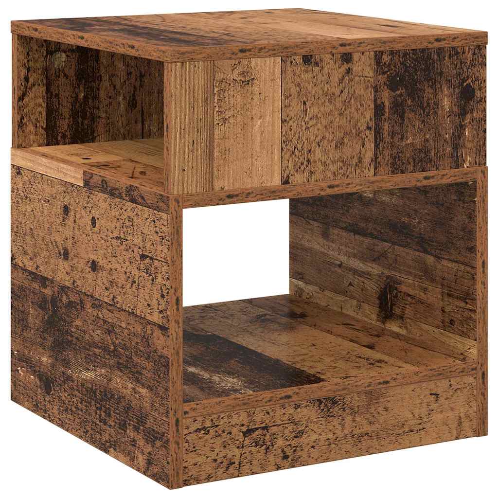 Beistelltisch 2 stk. Altholz 40,5 x 40 x 45 cm Holzwerkstoff