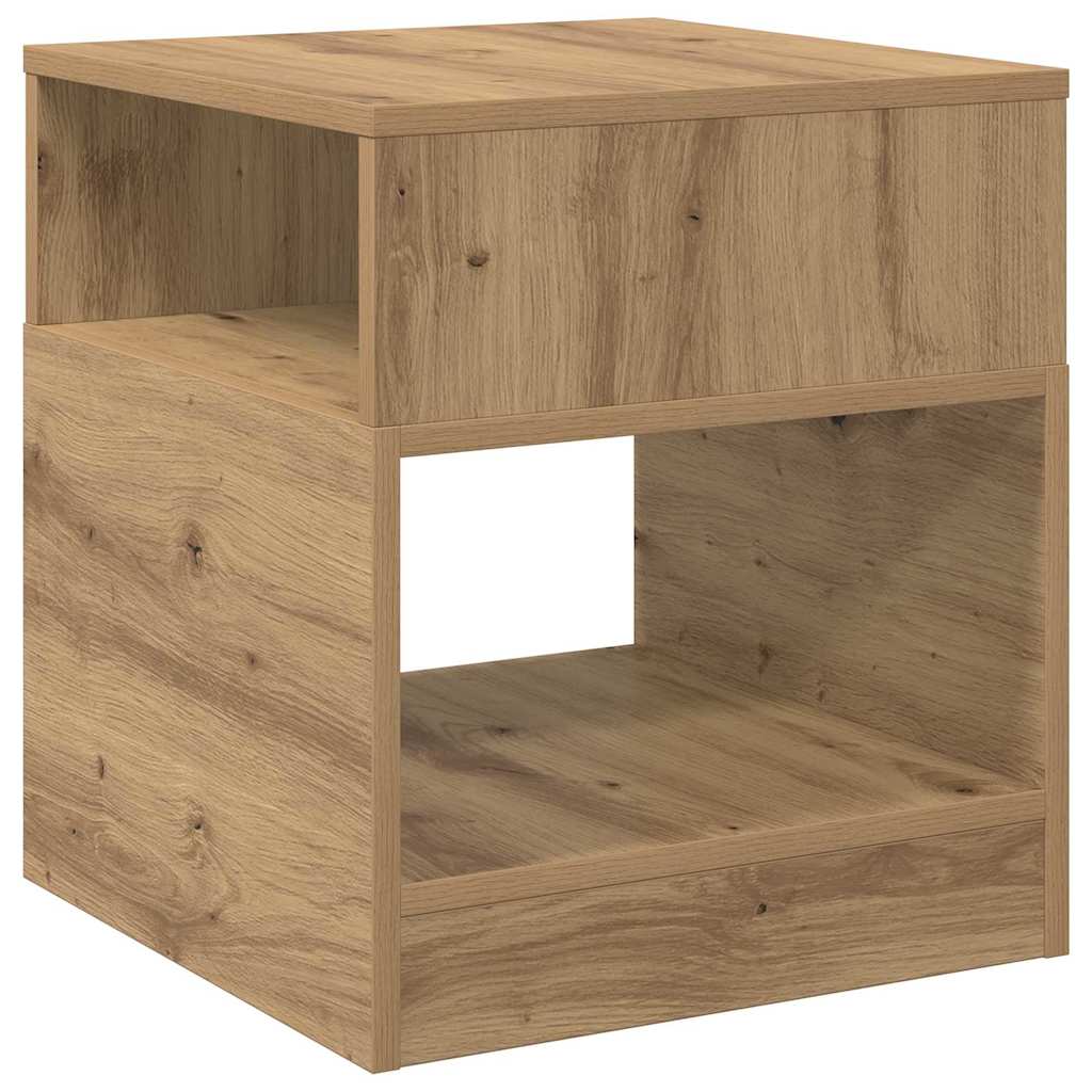 Beistelltisch Artisan-Eiche 40,5 x 40 x 45 cm Holzwerkstoff