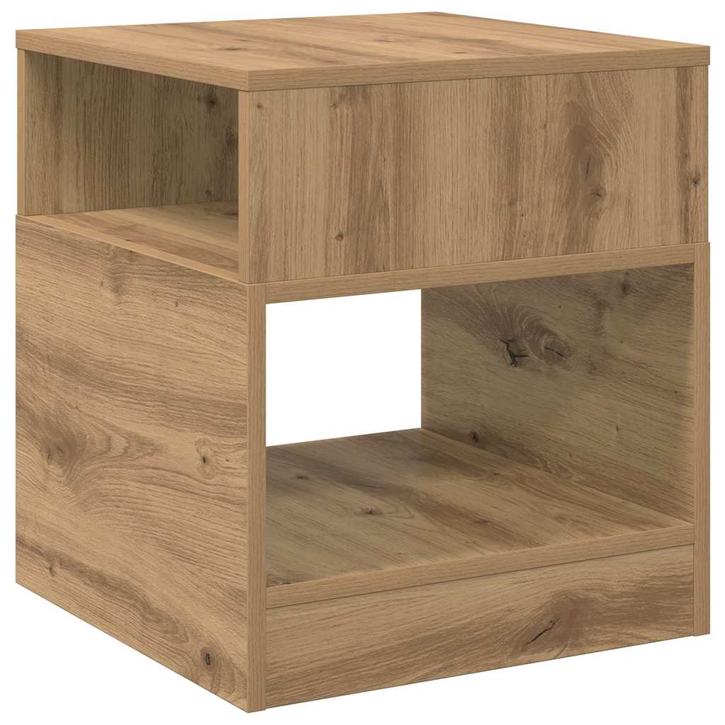 Beistelltisch 2 stk. Artisan-Eiche 40,5 x 40 x 45 cm