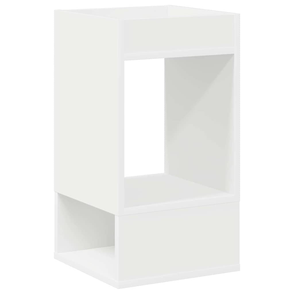 Beistelltisch 2 Stk. Weiß 30 x 30 x 56 cm Holzwerkstoff