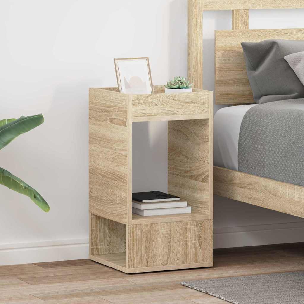 Beistelltisch 2 Stk. Sonoma-Eiche 30 x 30 x 56 cm Holzwerkstoff