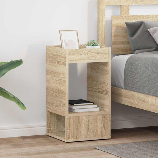 Beistelltisch 2 Stk. Sonoma-Eiche 30 x 30 x 56 cm Holzwerkstoff